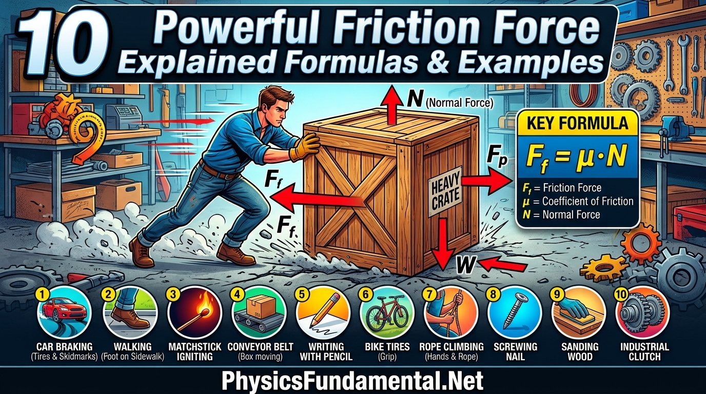 10+ Powerful Friction Force Explained Formulas & Examples