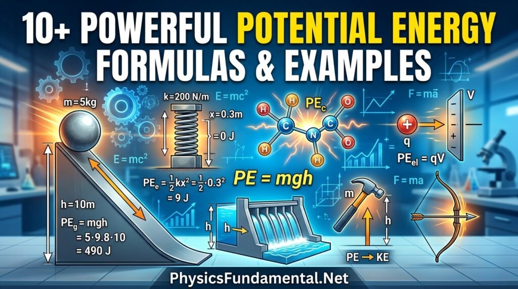10+ Powerful Potential Energy Formulas & Examples