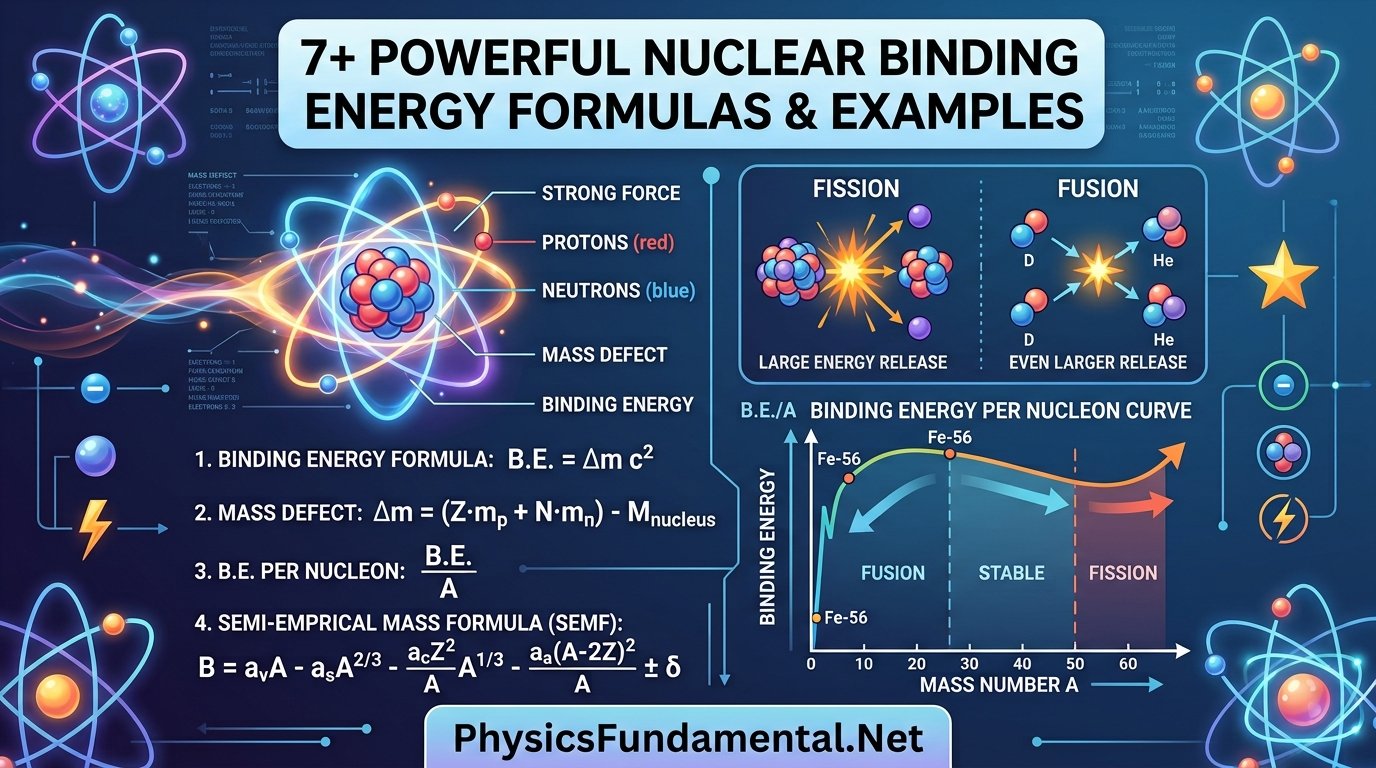 7+ Powerful Nuclear Binding Energy Formulas & Examples