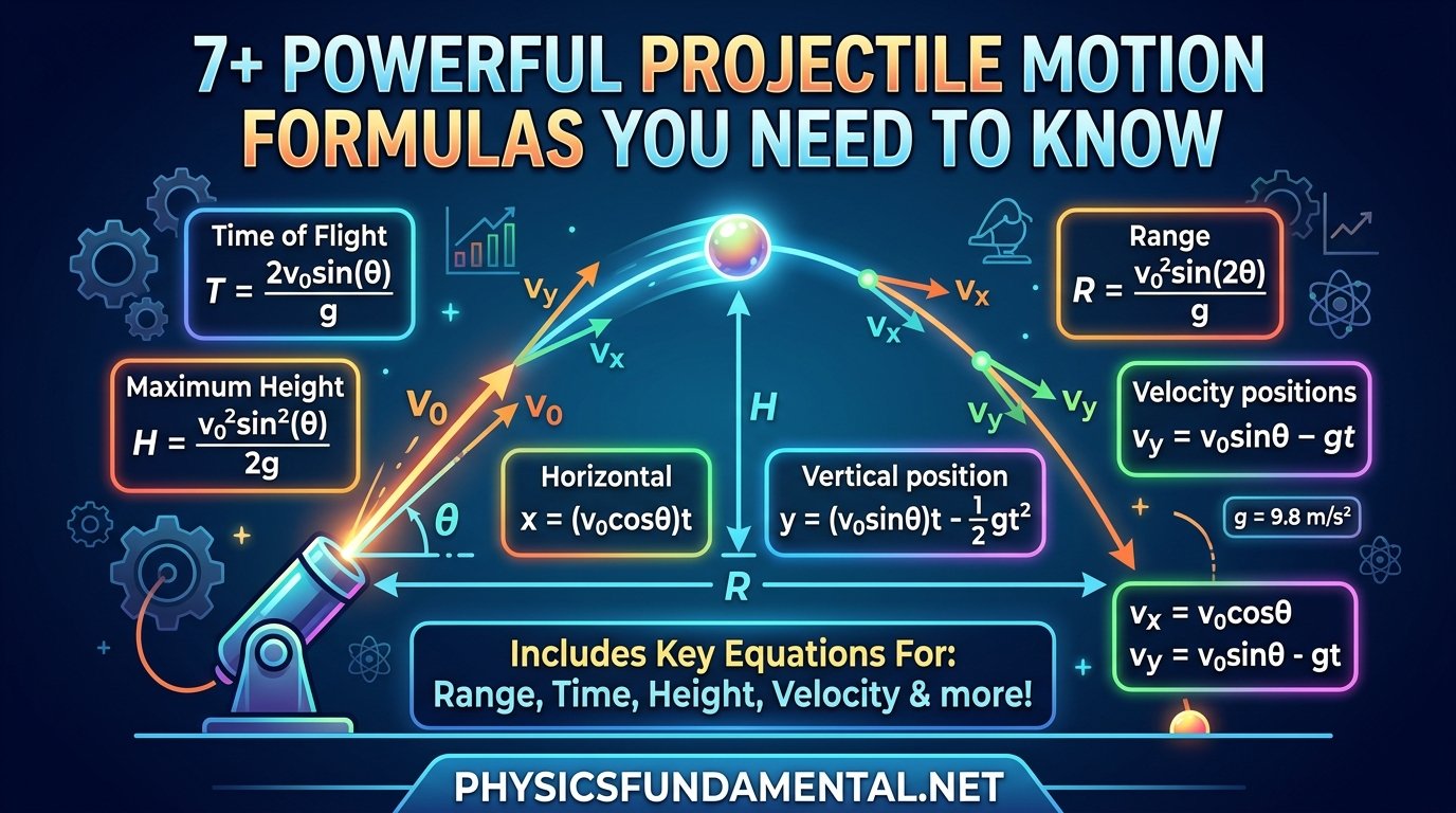 7+ Powerful Projectile Motion Formulas You Need to Know
