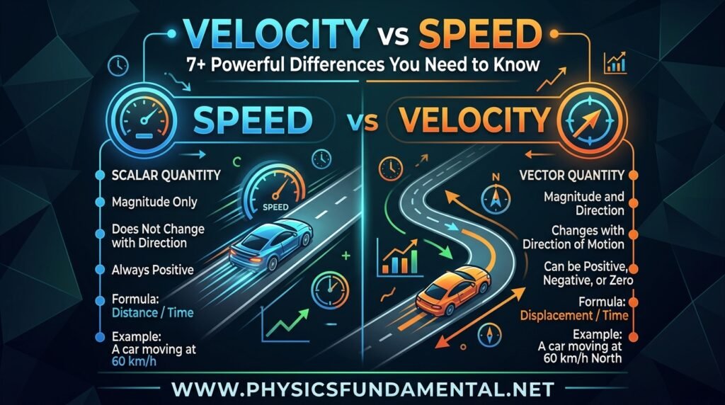 Velocity vs Speed 7+ Powerful Differences You Need to Know