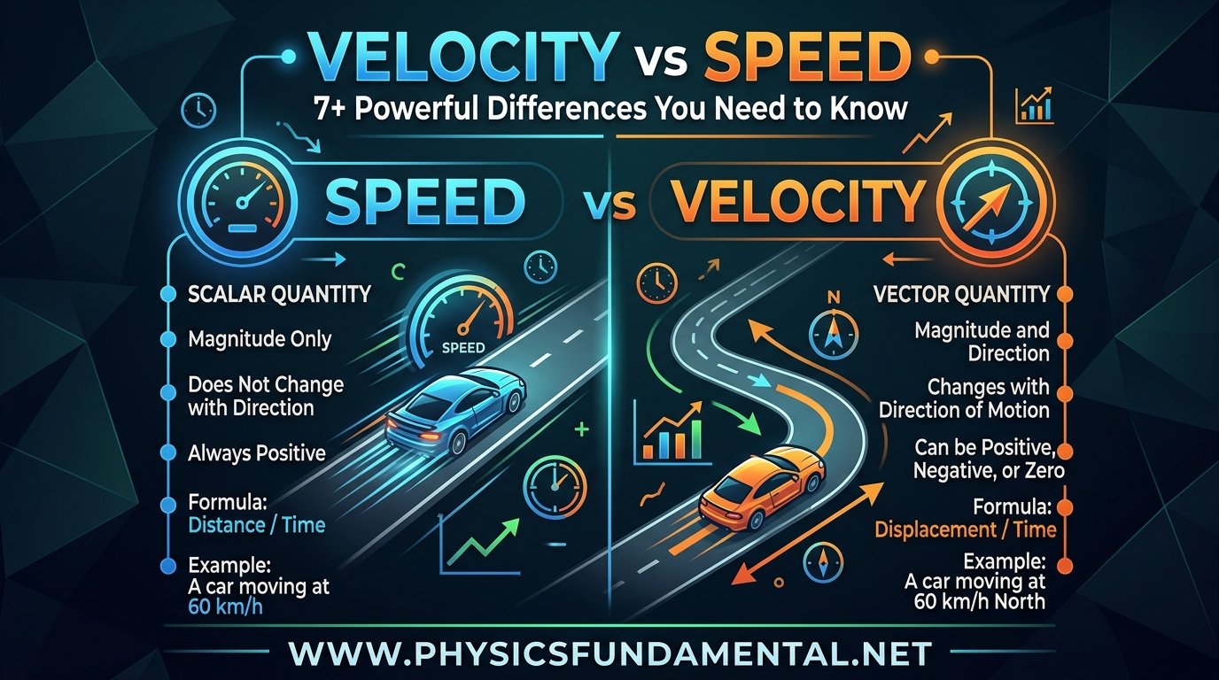 Velocity vs Speed 7+ Powerful Differences You Need to Know