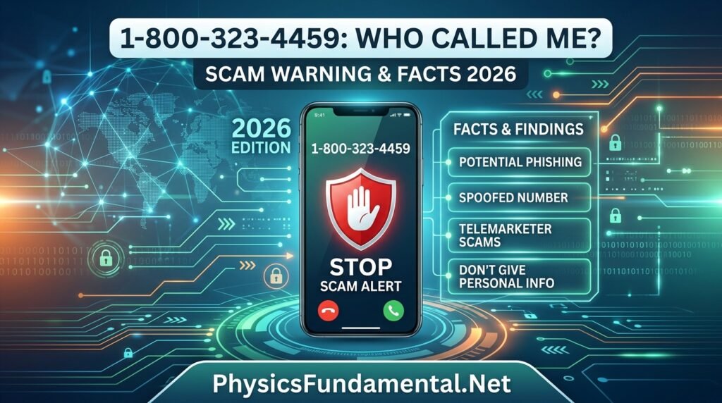 18003234459 Who Called Me Scam Warning & Facts 2026