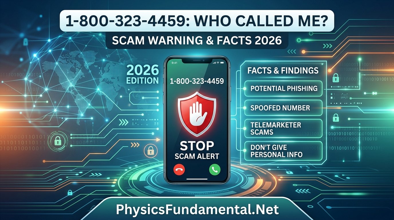 18003234459 Who Called Me Scam Warning & Facts 2026