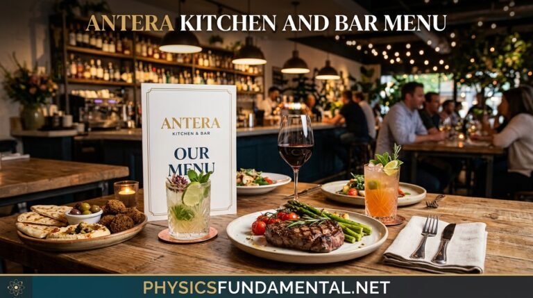 Antera Kitchen and Bar Menu 2026 Prices, Best Dishes & Locations