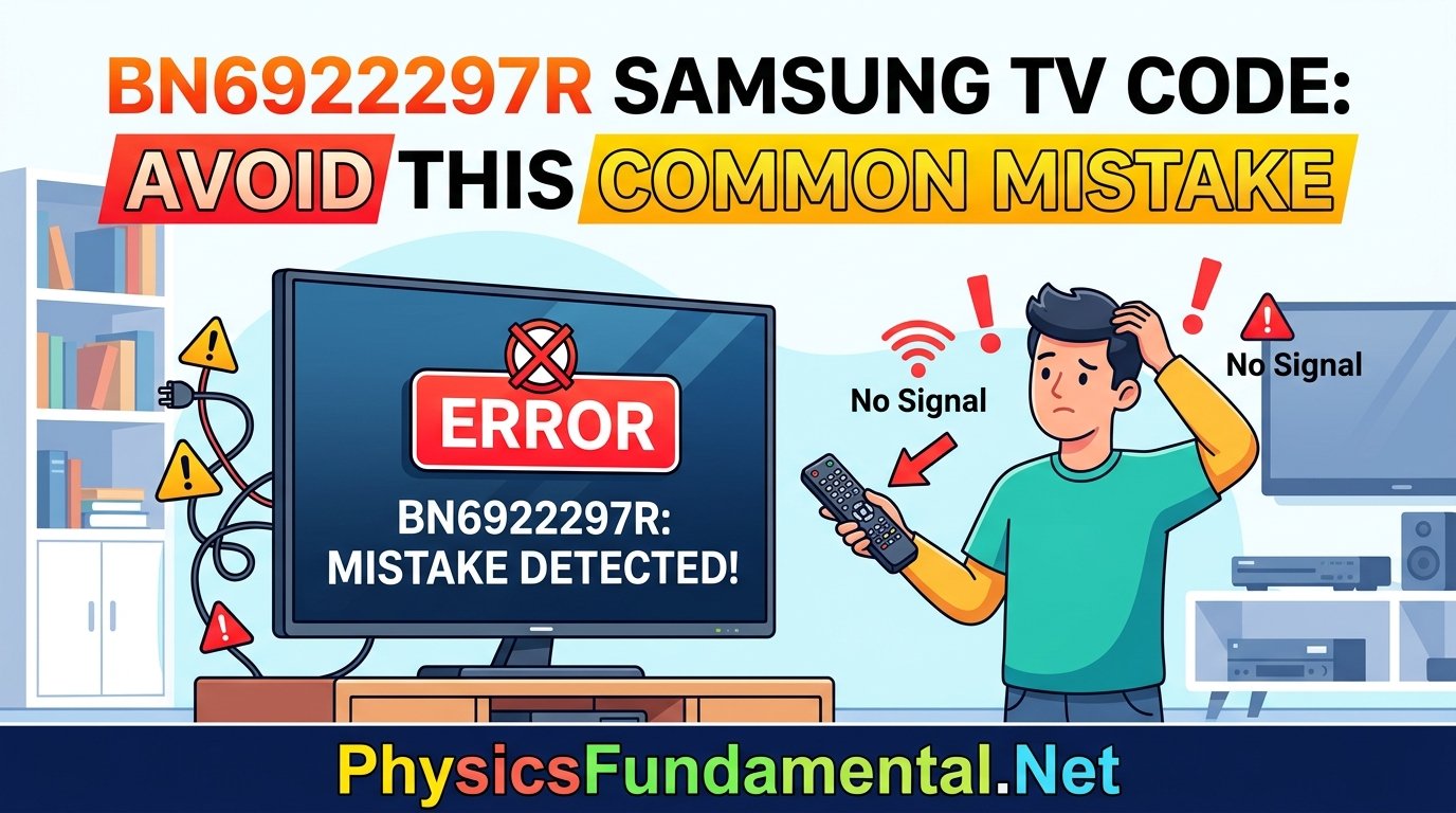 BN6922297R Samsung TV Code