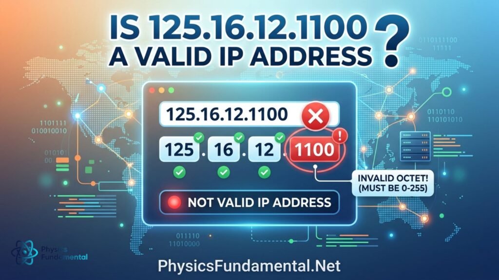 Is 125.16.12.1100 a Valid IP Address? The Surprising IP Address Truth