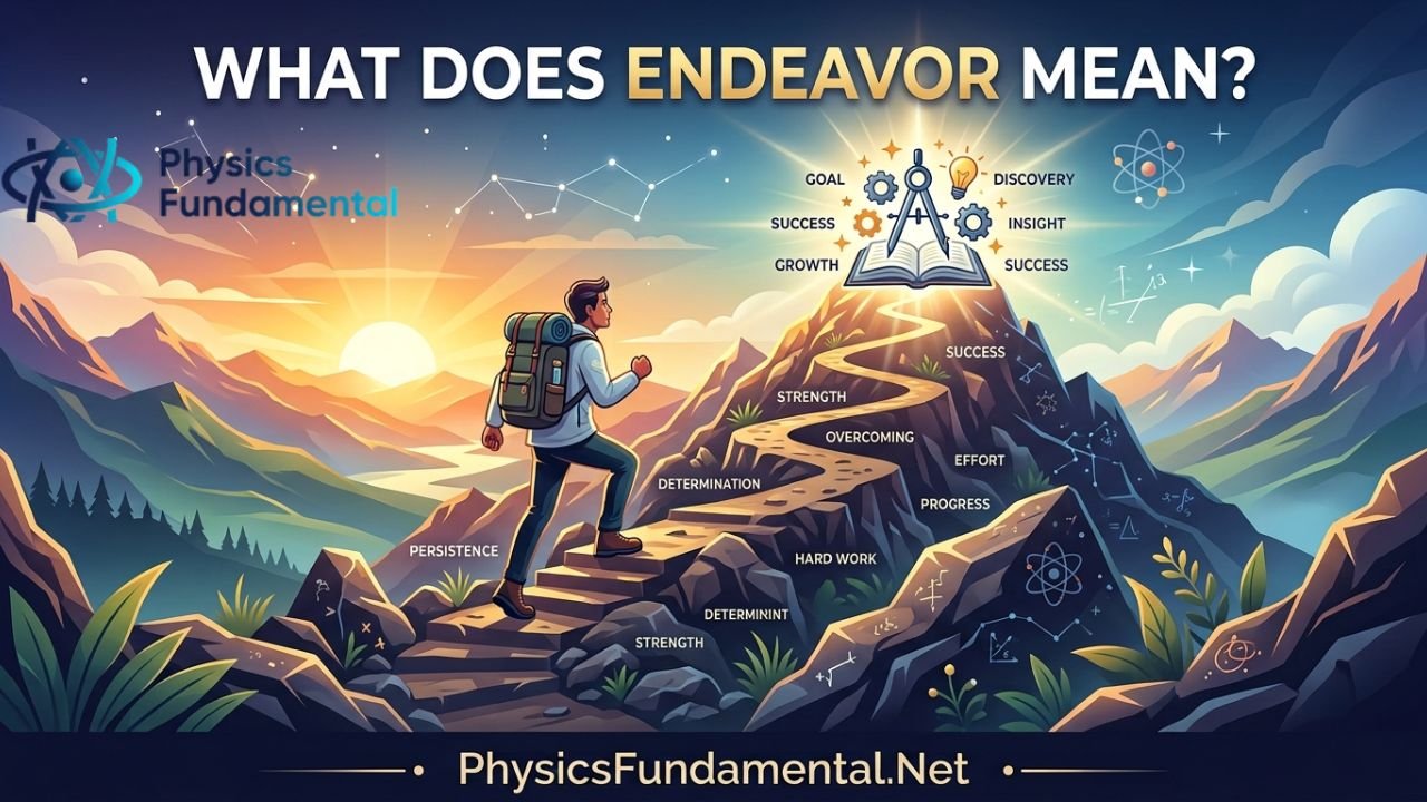 what-does-endeavor-mean